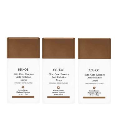Bronzing Drops Dupes - Fake Tan Peptide Serums For Skin Care Anti-Pollution Sunshine Drops for Replenishing Skin and Body Self Tanner Drops Liquid Bronzer Cream Bronzer Drops Aging Skin Treatment (3pc)