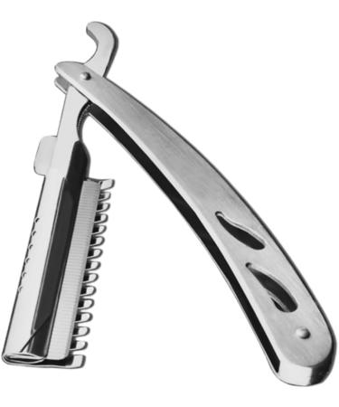 Minkissy Stainless Steel Razor Set - 3-Piece Hairdresser Straight Razor with Interchangeable Blades & Pocket Safety Razor for Men - International Shipping Available - Buy Online on GoSupps.com