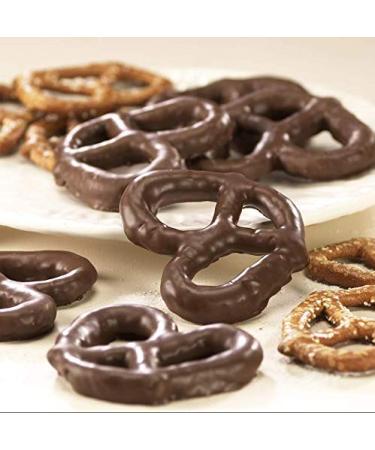 Asher's Chocolates Gourmet Chocolate Covered Pretzels - Sweet & Salty Candy (6.5oz Milk Chocolate) - Buy Online on GoSupps.com