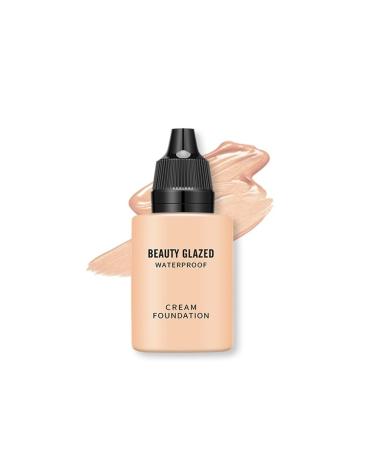 Beauty Black Matte Long Lasting Liquid Foundation Dark Concealer High Coverage Liquid Foundation (Size : 104)