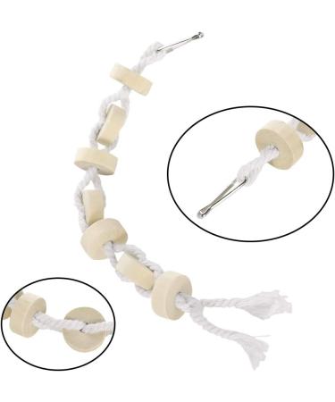 Yorgewd 7 Pack Bird Toys Natural Wood Small Bird Cage Toys Small Parrot Swing Chewing Toys for Budgies Small Parakeets Conures Love Birds Cockatiel Finches - Buy Online on GoSupps.com