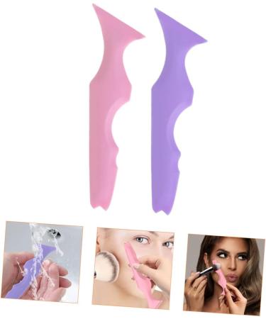 Beavorty 10 pcs Silicone Beauty Ruler silicone stamps mascara applicator guard Splitter Multifunction 1 count (Pack of 1) Assorted Colorx5pcs - Buy Online on GoSupps.com
