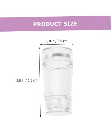 POPETPOP 2 Sets Nail Grooming Kit Salon Supplies Nails Gel Kit Beauty Supplies Nail Tool Nail Art Tools Silicone Manicure Printing Plates Handle Women's Fully Transparent Acrylic - Buy Online on GoSupps.com