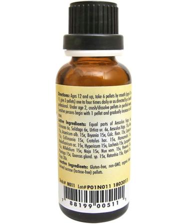 Newton Homeopathics Hemorrhoids Pellets 1 oz. Bottle - Natural Homeopathic Remedy (28g) - Buy Online on GoSupps.com