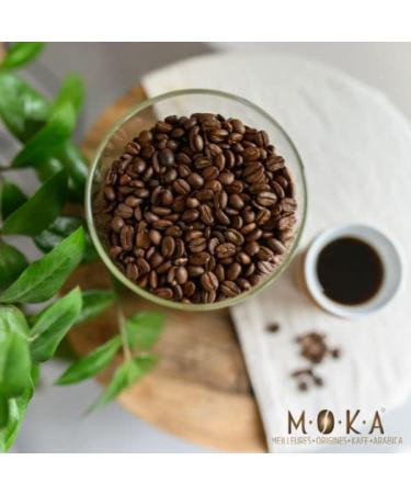 MOKA - 100% Pure Brazilian Arabica - Delicate and Fruity Organic Coffee Beans - 500g Coffee Beans - Zero Waste and 100% Recyclable Bag - Roasted in France - Buy Online on GoSupps.com