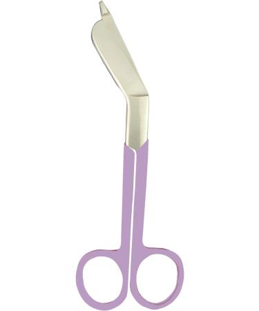 YSCARE Stainless Steel Bandage Scissors - 6.5 inch, Purple/Silver - Ideal for First Aid, Utility, Dressing, Student Nurse, Paramedic - Buy Online on GoSupps.com