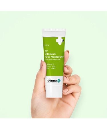 3% Vitamin E Face Moisturizer for Dry Skin | Hydrates & Nourishes | Non-Greasy & Lightweight | 3.53 Oz/100g | Ideal for Damaged Skin - Buy Online on GoSupps.com