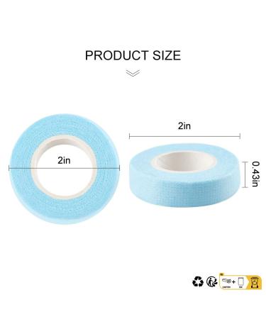 Lunamoon Eyelash Tape - 6 Rolls Micropore Eyelash Extension Band for Isolation - Blue - Buy Online on GoSupps.com