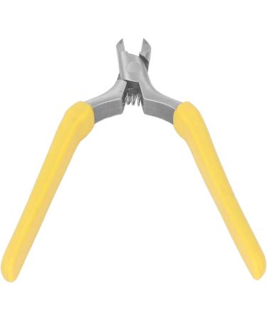 Nail Cuticle Nipper Stainless Steel Ergonomic Design Cuticle Cutter with Built-in Spring for Manicure for Nail Salon (Yellow) - Buy Online on GoSupps.com