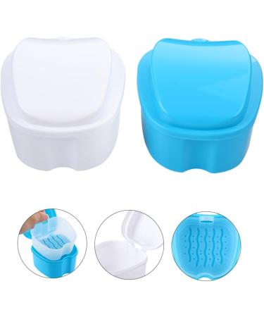 Lurrose Prosthesis Box - 2er Container for Denture Soaking & Mouth Protection | International Shipping Available - Buy Online on GoSupps.com
