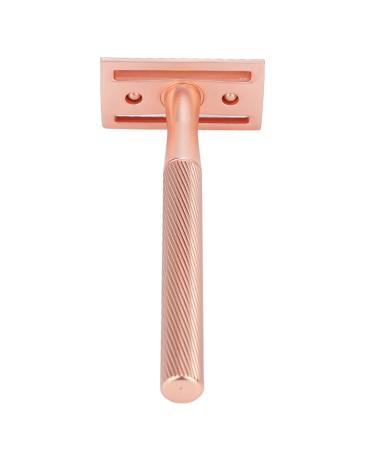 Premium Portable Manual Safety Razor for Men - Zinc-Aluminium & Brass Handle Double-Edged with Copper Base for Ultimate Grooming - Buy Online on GoSupps.com