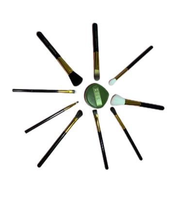 Hot Spot High Version MA Cylinder Makeup Brush Set - 9-Piece Makeup Tools with Mirror Tube for Professional Application - Buy Online on GoSupps.com
