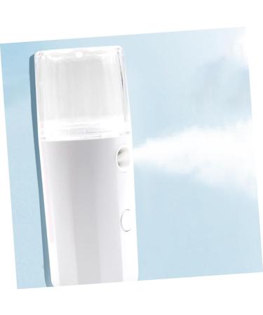 SOESFOUFU 1pc Hydrating Instrument Facial Mister Face Steamer Cool Mist Sprayer Mini Mister Electric Abs White - Buy Online on GoSupps.com