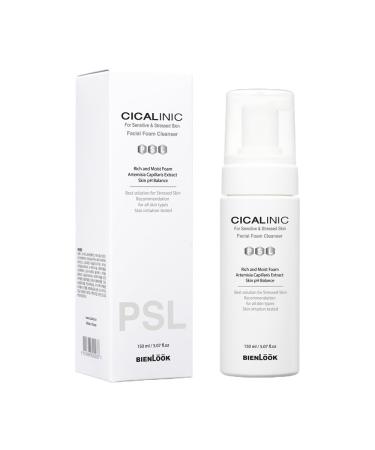 CICALINIC Facial Foam Cleanser for sensitive skin Mildly acidic foam cleanser