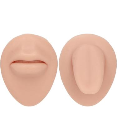 Simulated Mouth Tongue Model Simple Operation Soft And Convenient Mouth Tongue Stud Display Model Flexible Reusable Silicone For Jewelry Store (Medium Skin Color) - Buy Online on GoSupps.com