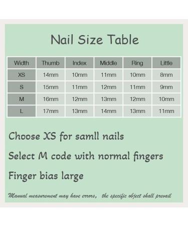 Handmade Nail Wearing Simple and Gentle Style Naked Color Nail Magic Mirror Powder French Style Whitening False Nail Patch (Size : L) - Buy Online on GoSupps.com
