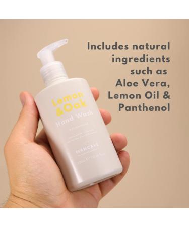 Shop Mancave Hand Care Gift Set for Men - Vegan Lemon & Oak Soap & Hand Cream | 300ml Made in GB - Eco-Friendly Packaging - Buy Online on GoSupps.com