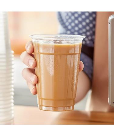 Eco Pack 12 oz Pack of 100 Cups Reusable Crystal Clear Strong PET Plastic Cup Ideal Birthday Wedding Disposable Drinking Glasses Everyday Elegant Cold Party - Buy Online on GoSupps.com