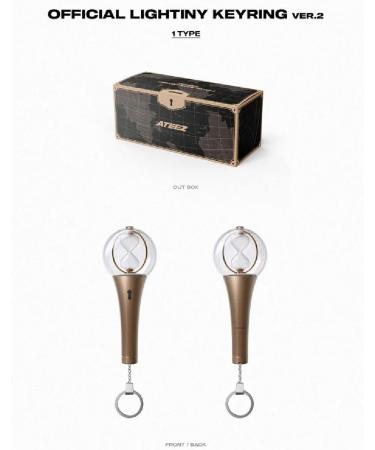 Ateez Official Fan Light Stick V2 - Mini Keyring Cheering Lightstick for K-Pop Concerts | KPOPINTOUCH - Buy Online on GoSupps.com