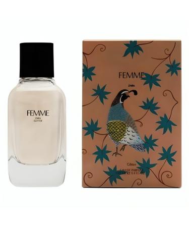 Zara Femme Glitter Perfume for Women EDP Eau De Parfum 100 ML (3.4 FL. OZ)