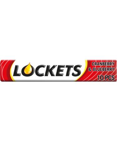 Wrigley's Lockets Cranberry & Blueberry Lozenges 41 g (Pack of 20)