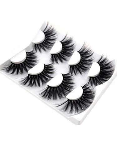 4 Pairs of Soft Real Hair False Eyelashes - Thick & Long 3D Fiber #06 - International Shipping Available - Buy Online on GoSupps.com