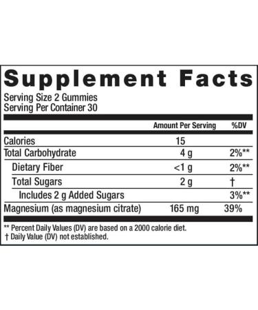 Natural Vitality Calm Gummies - Raspberry-Lemon Flavored Magnesium Supplement - 60 Gummies - Buy Online on GoSupps.com