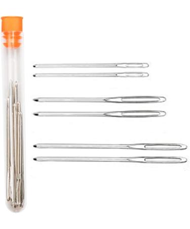 Hekisn Large-Eye Blunt Needles - 6 Piece Stainless Steel Knitting, Sewing, and Crafting Needles - Buy Online on GoSupps.com