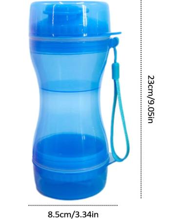 Youpo Dog Travel Water Bottle - Portable Double Seal Water Cup for Hiking Camping & Outdoor Adventures - Refrested Proof - Blue - Buy Online on GoSupps.com