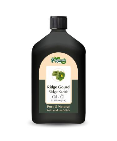 ORGANIC ZING Organic Zing Ridge Gourd Pure Natural Carrier Oil for Skin and Hair Care 1000ml