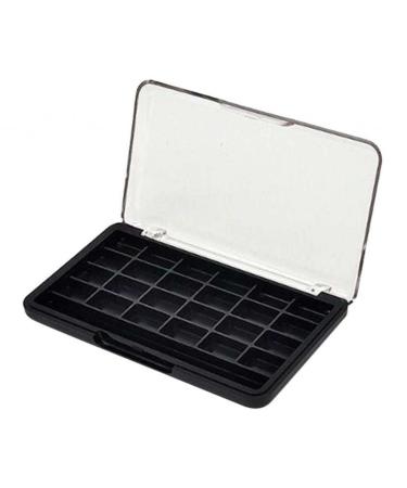 Sharplace 24 Grids Empty Eyeshadow Palette with Clear Lid - Ideal for Lipstick Blush & Powder - Black - International Shipping Available - Buy Online on GoSupps.com