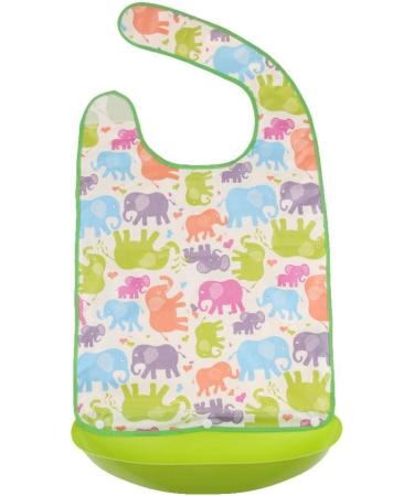 Milageto Large Adult Bib Reusable Washable Waterproof Eating Crumb Catcher X-Large - Buy Online on GoSupps.com