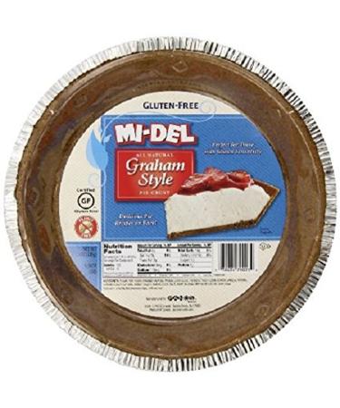 MI-DEL Gluten Free Graham Pie Crust 200g Graham Pie 200 g (Pack of 1)