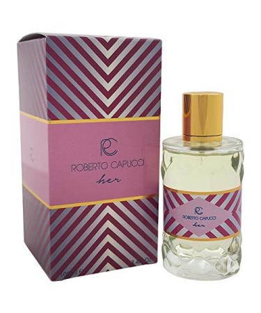 Roberto Capucci Her Eau de Parfum Spray for Women 3.4 Ounce (Pack of 2)