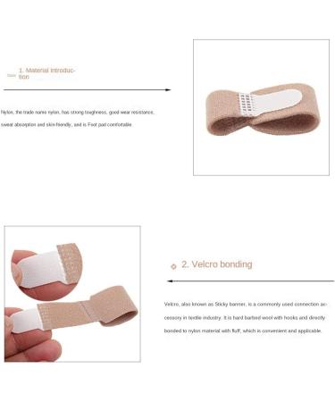 Daweglop 20 Toe Finger Straightener & Hallux Valgus Corrector | Comfortable Toe Separator Splint Wraps for Pain Relief - International Shipping Available - Buy Online on GoSupps.com