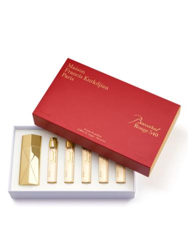 Maison Francis Kurkdjian Baccarat Rouge 540 Travel Set for Unisex - 6 Pc Gift Set 5 x 0.37 Extrait De Parfum Spray (Refill) Case Gold - Buy Online on GoSupps.com