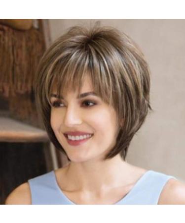 Stay & Ma Braun Runge Short Women's Wig - Voluminous Wavy Heat-Resistant Fashion Wig for Daily Wear - Buy Online on GoSupps.com
