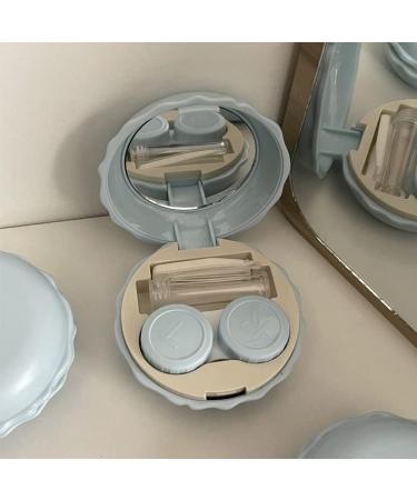 Miedeon Travel Contact Lens Container Set - 6-Piece Portable Etui for Easy Lens Storage - Blue - Buy Online on GoSupps.com