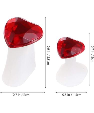 LIXBD Silicone Toe Separator - 24 Reusable Daisy Nail Art & Pedicure Tools with Rhinestones for Perfect Manicure DIY - Buy Online on GoSupps.com