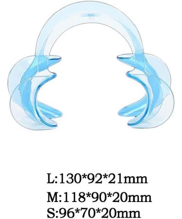 TOSSPER Dental Cheek Retractor | C-Shape Intraoral Lip Opening Tool | PVC Mouth Opener - One Size for Optimal Teeth Access | International Shipping Available - Buy Online on GoSupps.com