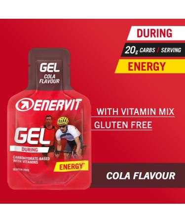 Enervit Sport Energy Gel Mixed Pack - 10 x 25 ml | Boost Your Energy for Sports & Travel - Fast International Shipping - Buy Online on GoSupps.com