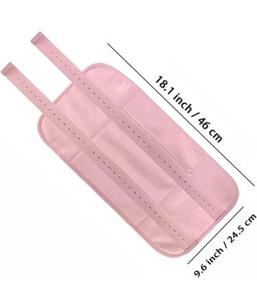 Yolispa 2 Pack Castor Oil Pack Wraps for Liver Detox - Reusable Anti-Oil Leak Waist & Neck Wraps - Rose - Buy Online on GoSupps.com