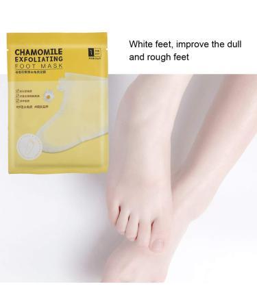 Peeling Foot Mask - 7-Piece Dead Skin Exfoliator for Cracked Heels & Dry Feet | Moisturizing & Whitening Foot Care - Buy Online on GoSupps.com