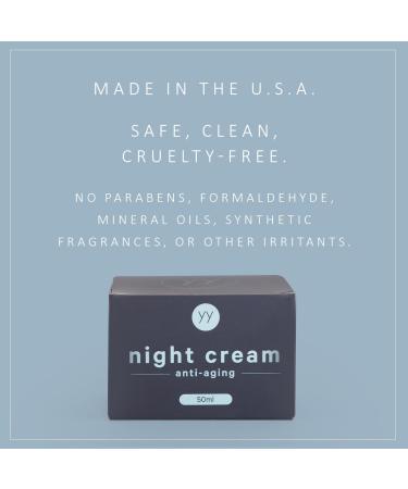yy All-in-One Anti Aging Face Cream for Women - Night Cream & Moisturizer with Peptides for Radiant Youthful Skin - USA Made - Buy Online on GoSupps.com