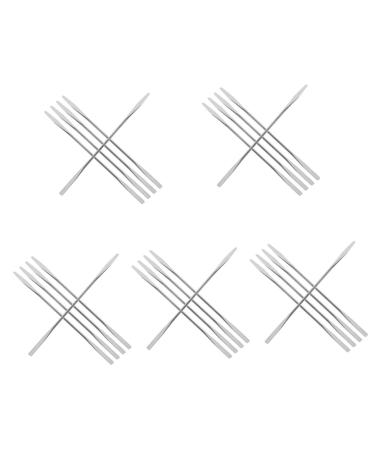 FRCOLOR 25 Pcs Stainless Steel Toning Sticks Cosmetic Mixing Spatula Facial Mixing Stick Stainless Steel Makeup Spatulas Nail Art Mixing Rod Make up Spatula Tool Double Head South Korea 1