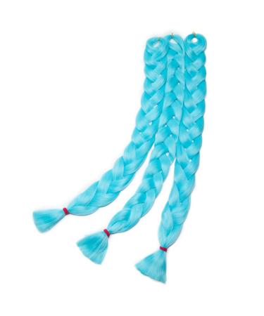 Tess 41 Jumbo Braids Extensions - Synthetic Crochet Braiding Hair 5pcs 165g/bundle 100cm Blue - International Shipping Available - Buy Online on GoSupps.com