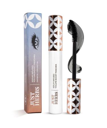 Just Herbs Serum Infused Volume Boost Mascara Highly Pigmented Waterproof Long Lasting 8ml