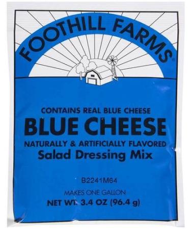 Foothill Farms Blue Cheese Dressing Mix, 3.4 Ounce -- 18 Case