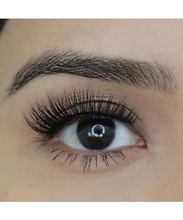 12MM Faux Mink 3D Lashes Faux Eyelash Sets Vegan Faux Mink Eyelashes 7Pairs