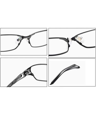 Eyephd Men's Pure Titan HD Anti-Radiation/Anti-Blue Light Glasses | 1.56 Aspherical Lens | Reader Diopter +1.0 to +3.0 - Buy Online on GoSupps.com